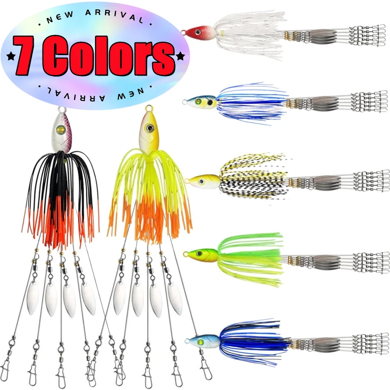 

Рыболовная приманка, спиннер, зонтик, отсадка для отсадки, Alabama Rig, 5-ручная ложка для плавания, атака, группа, мягкая приманка для плавания, вертлюг, окунь, щука, зимняя приманка