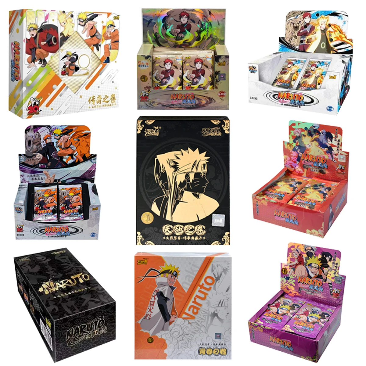 Naruto Card 2024 KAYOU Genuine Collection Card Game Card Gift Complete Collection Series Fight Chapter Pro Chapter Childrens Toy