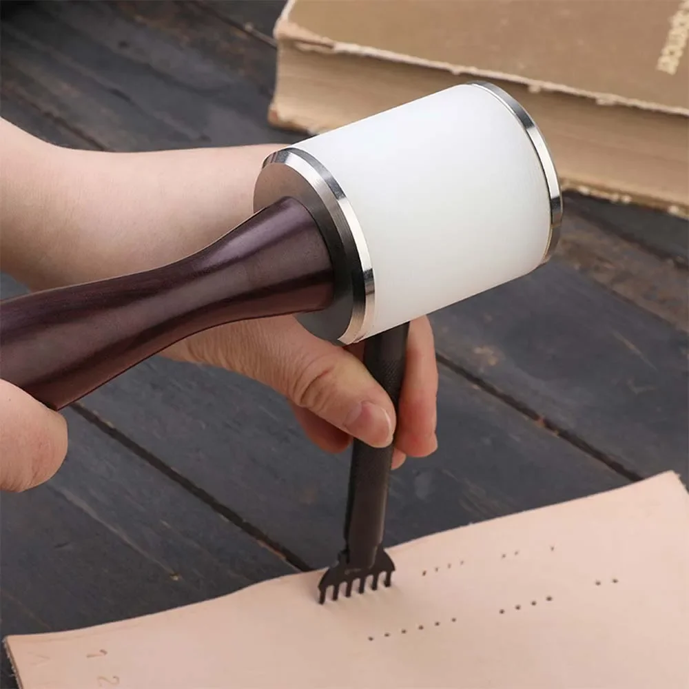 Leather Carving Hammer Mallet Nylon Leather Diy Handmade Leather Leather Printing Tool Nylon Hammer Carving Hammer DIY
