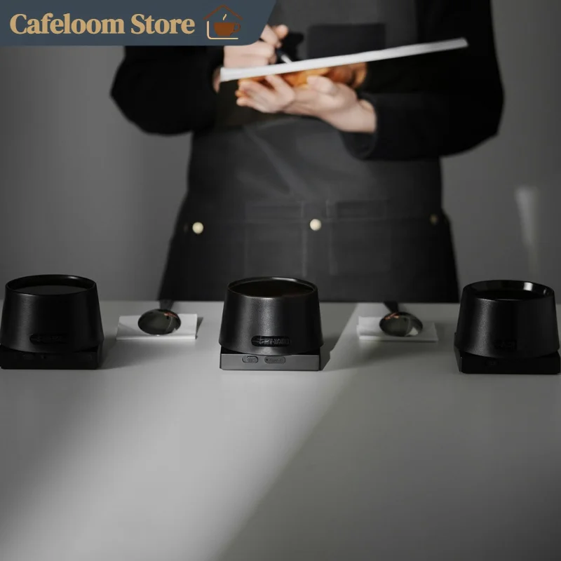 Mhw-3bomber Coffee Cupping Bowl Sca Certified Professional Food Grade PC Stackable Double Layer Coffee Bean For Tasting Enthusia