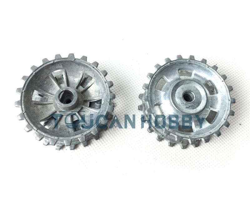 1/16 HengLong Stug III 3868 RC Tank A Pair Of Metal Sprockets Driving Wheels Accessory For Remote Control Tank Model Toy TH00319