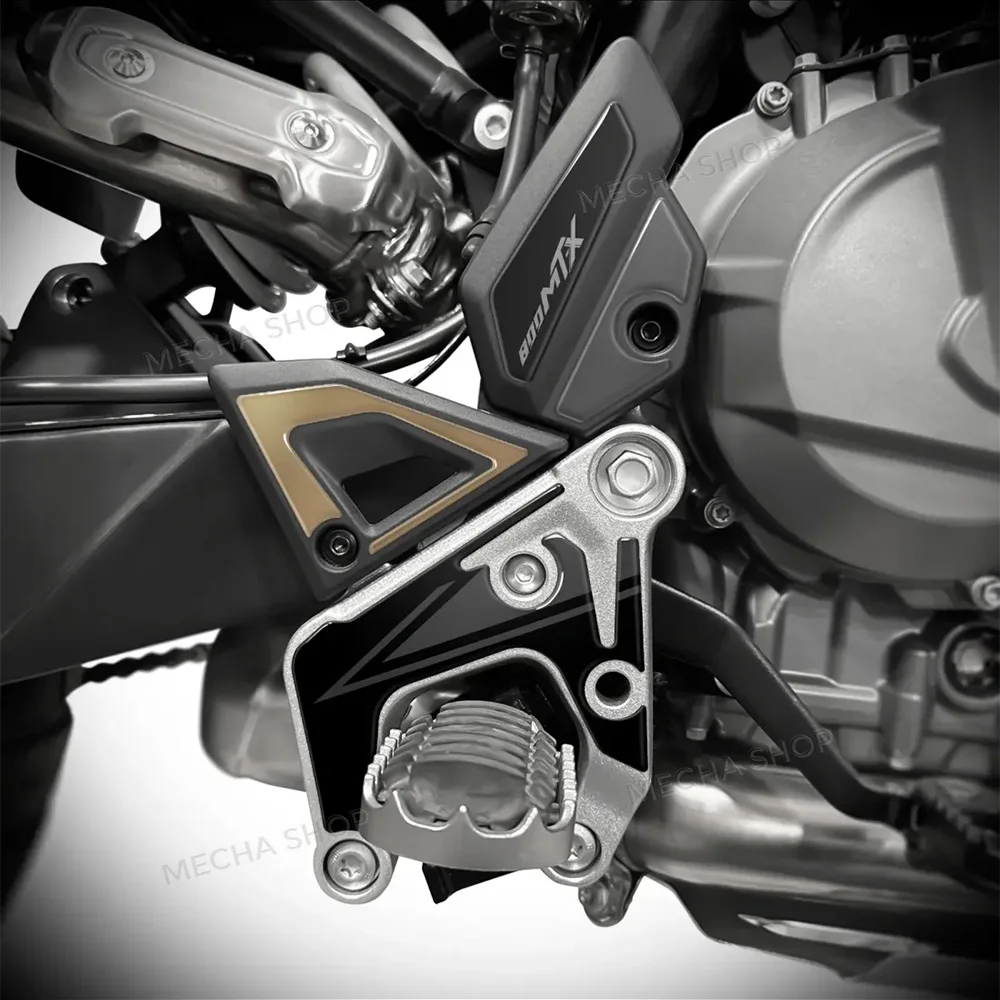 For CF Moto 800MTX 800MT-X 800 MT-X 2025- Heel Protection Decal 3D Resin Sticker Motorcycle Accessories