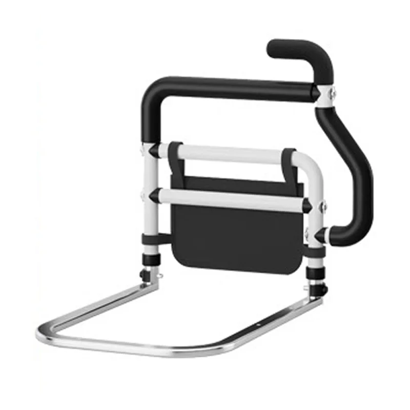 Bed Assist Grab Bar Handle with Storage Pocket Bed Rails for Elderly Adults Safety Bed Assist Rail for Handicap Seniors Pregnant