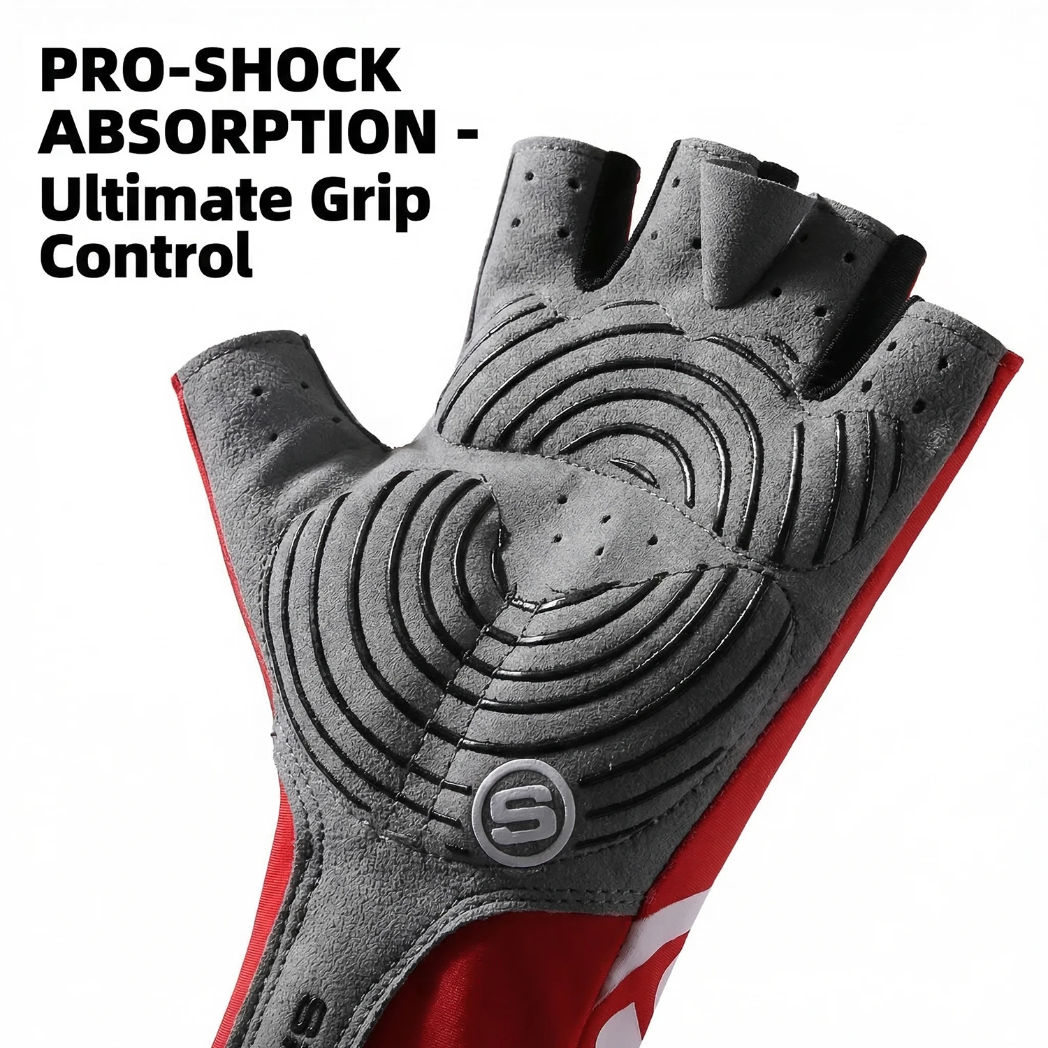 

ZHUOHUA Extended Half Finger Workout Gloves Breathable Non-Slip for Outdoor Sports Cycling Climbing Fitness for Men and Women