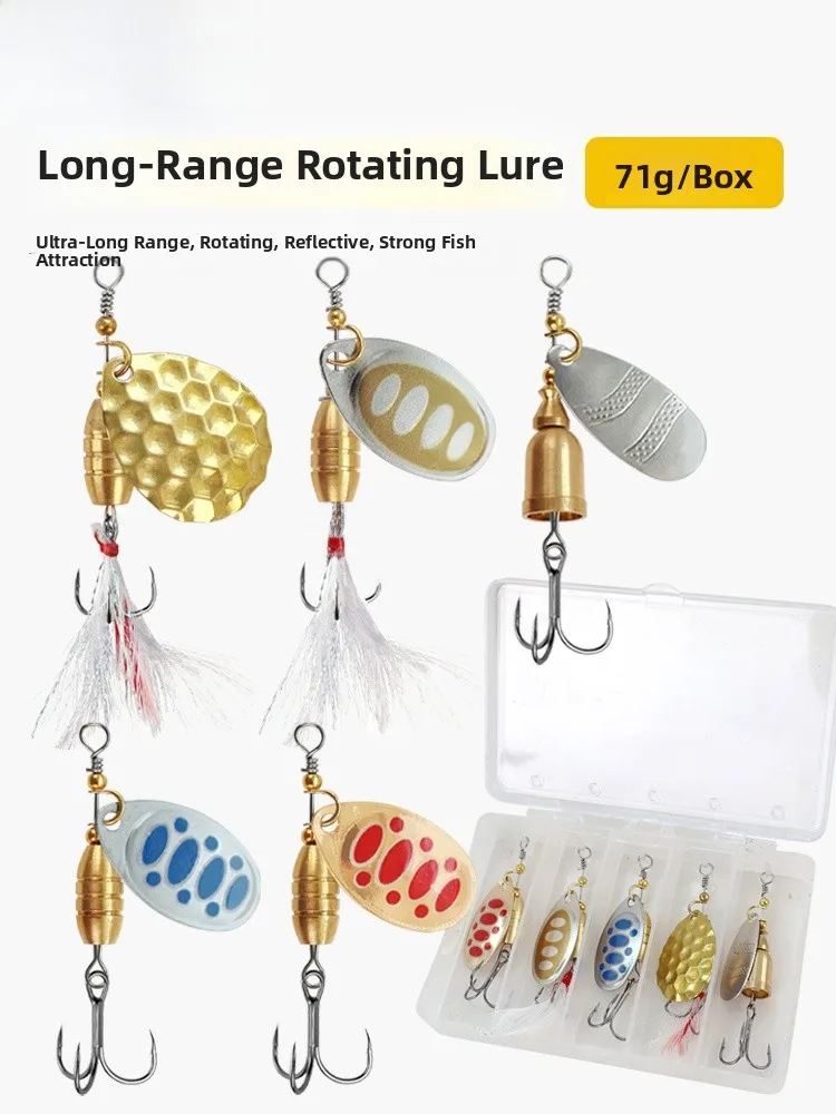 conjunto-de-iscas-metalicas-shiner-5-pecas-para-pesca-de-robalo-truta-bagre-e-perca-–-cores-amarelo-prata-e-azul-para-lagos-rios-e-riachos