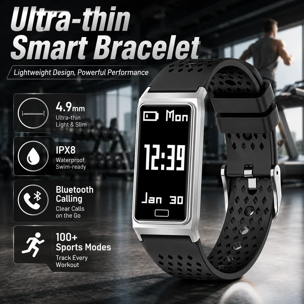 2026 New Smart Watch Men Heart Rate Health Monitoring IPX8 Waterproof Sports Fitness Tracker Watches Pedometer Smartwatch Man