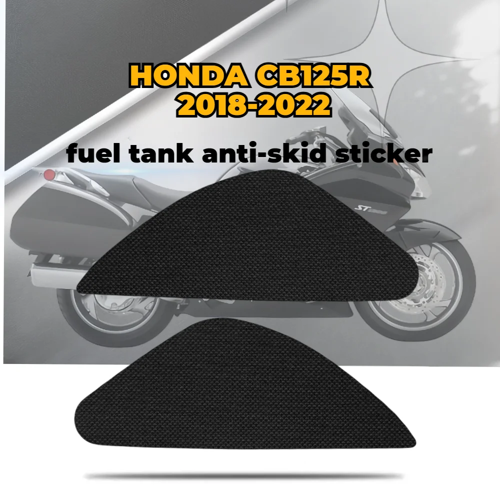 For HONDA CB125R 2018-2022 Motorcycle Side Fuel Tank Pad Anti Slip Fuel Oil Knee Grip Decal Protector Pad Motorcycle Stickers