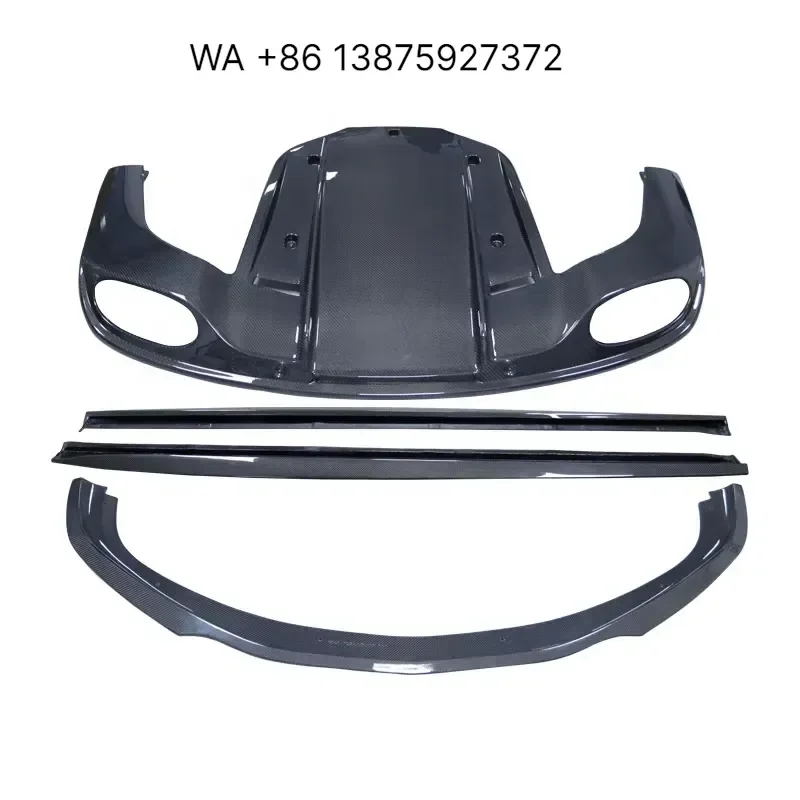 Wmwmnu New Carbon Fiber Aerokit for GT V8S Tuning Body Kit with Wind Spoiler 2016-2019