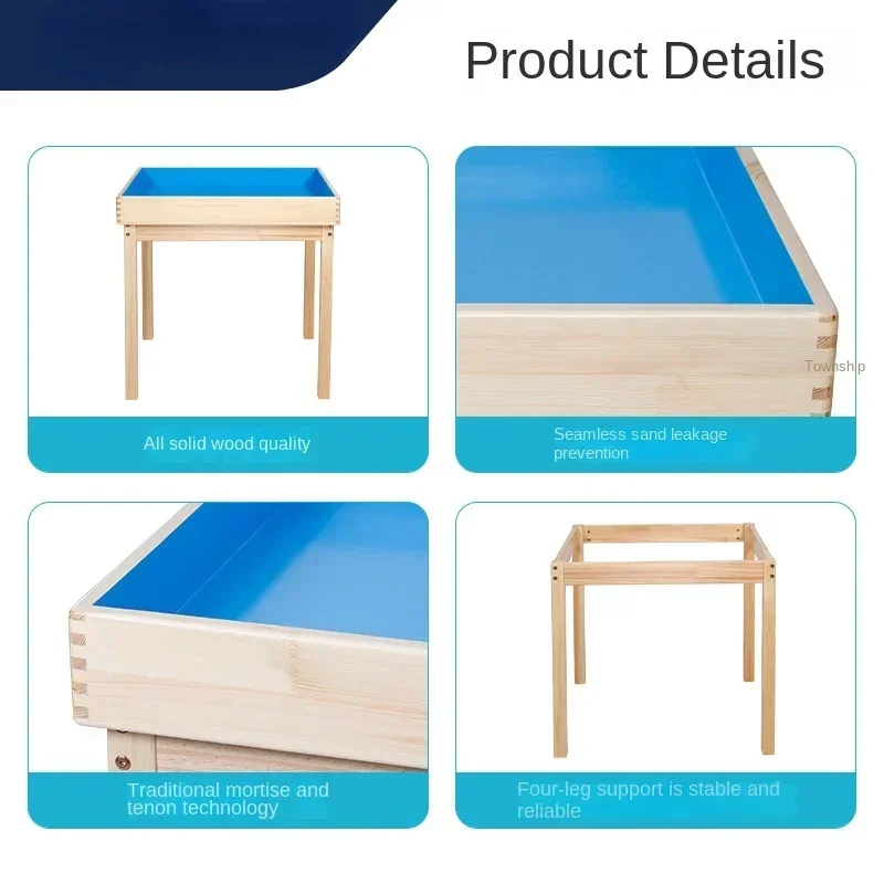 Good Mental Sand Table Sand Tool Set Sand Table Equipment Box Court Game Toy Welcome Inspection