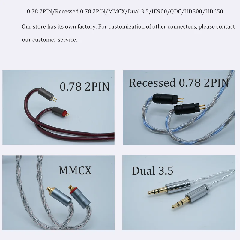 IvipQ-311IEM Schirmungsschicht aus rotem Kupfer / Einkristallkupfer, unterstützt 2-Pin/MMCX/Dual 3,5 mm IE900-Schnittstellen, KZ-QDC – Detail 6