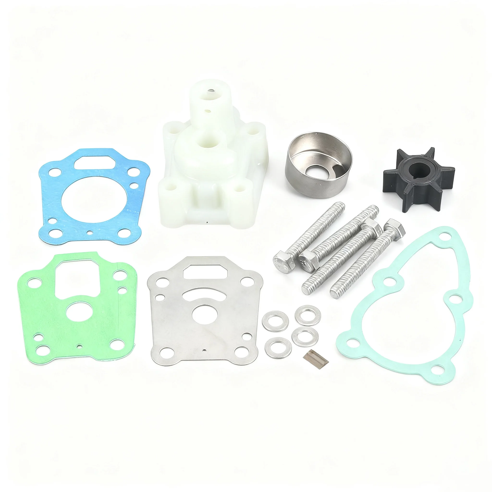 369-87322 Wasserpumpen-Reparatursatz mit Gehäuse 369873220M für Nissan Tohatsu Außenbordmotor 4 PS 5 PS 6 PS M4C MFS4B M5B MFS6B 369-87322-0 – Detail 1