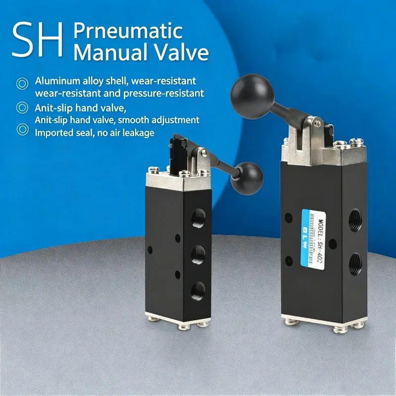 High Quality Two-Position Five-Way SH-402 Reversing Valve Manual Reset SH-403 Hand Valve Manual Control Valve Manual Valve.