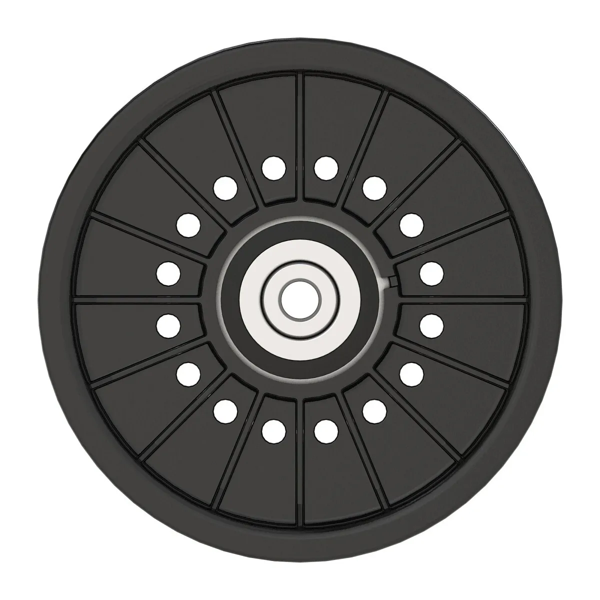 Engine Flat Idler Pulley AUC20592 for For lawn Mower and Snow Blower Engine Systems Supporting Belt Tension and Alignment Tasks