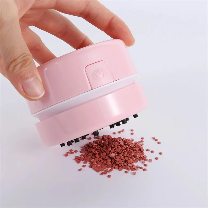 Mini Portable Desktop Vacuum Cleaner Desk Car Cleaning Tool DIY Diamond Painting Diamond Vacuum Cleaner Household Tools