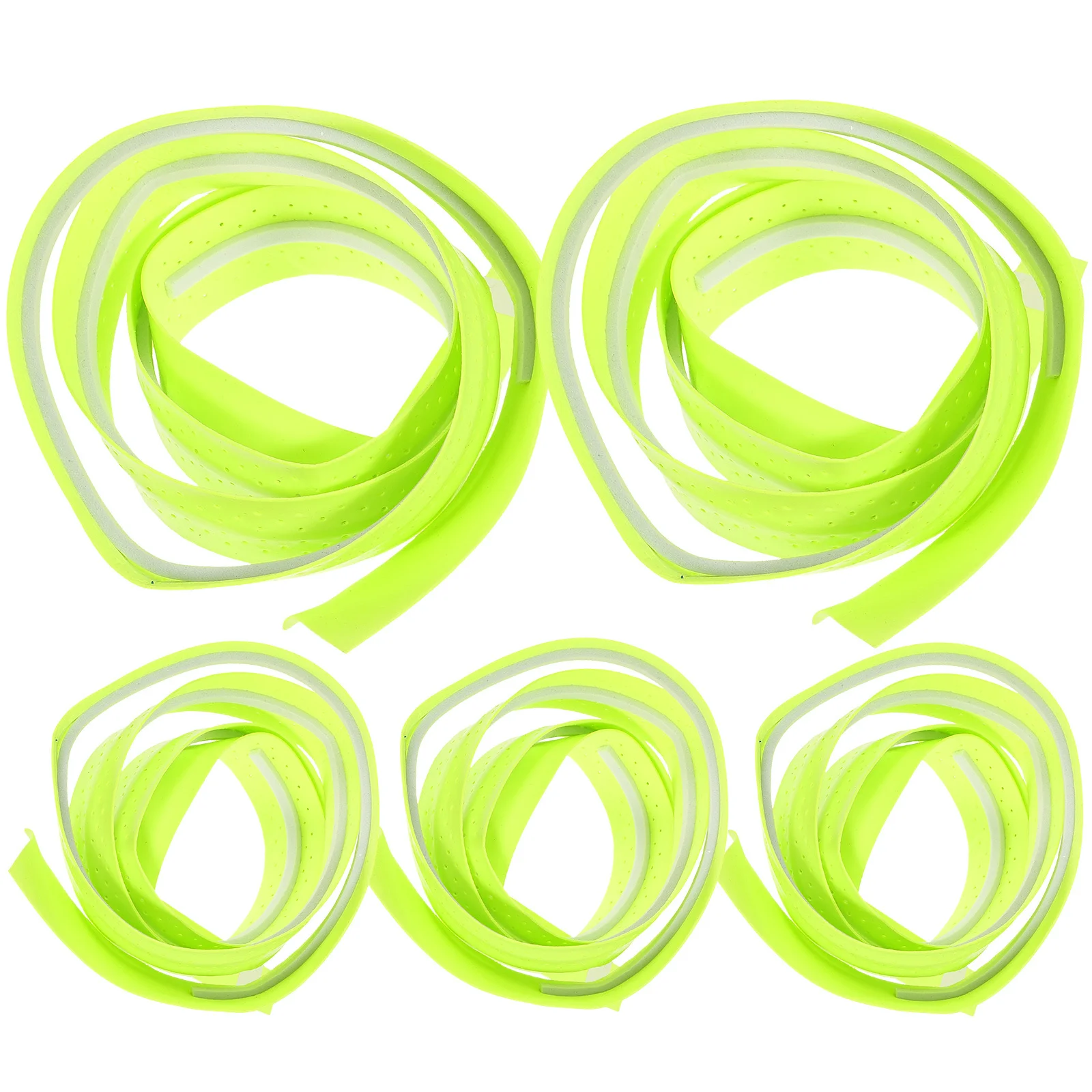 

5Pcs Badminton Sweat-Absorbent Grip Tape PU Material Non-Slip Racket Handle Wrap for Tennis Baseball Overgrip Replacement