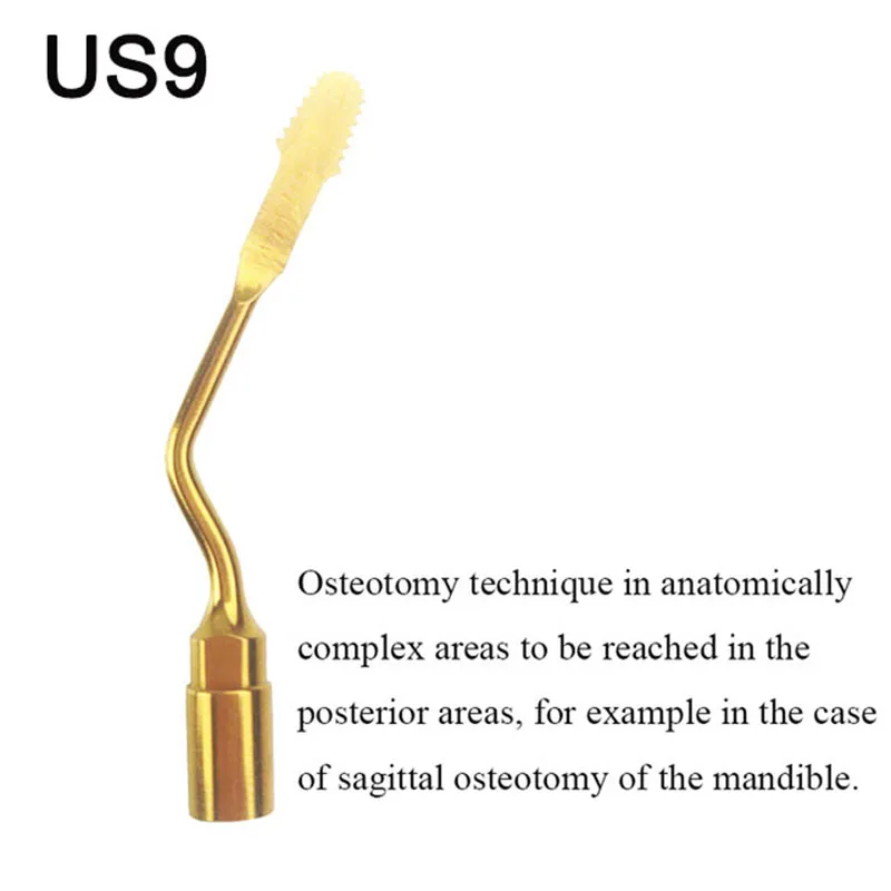 VVDental Piezo Surgery Tips Bone Cutting Sinus lifting Implant Perio Scaling and Exelcymosis Tips for Mectron/Woodpecker