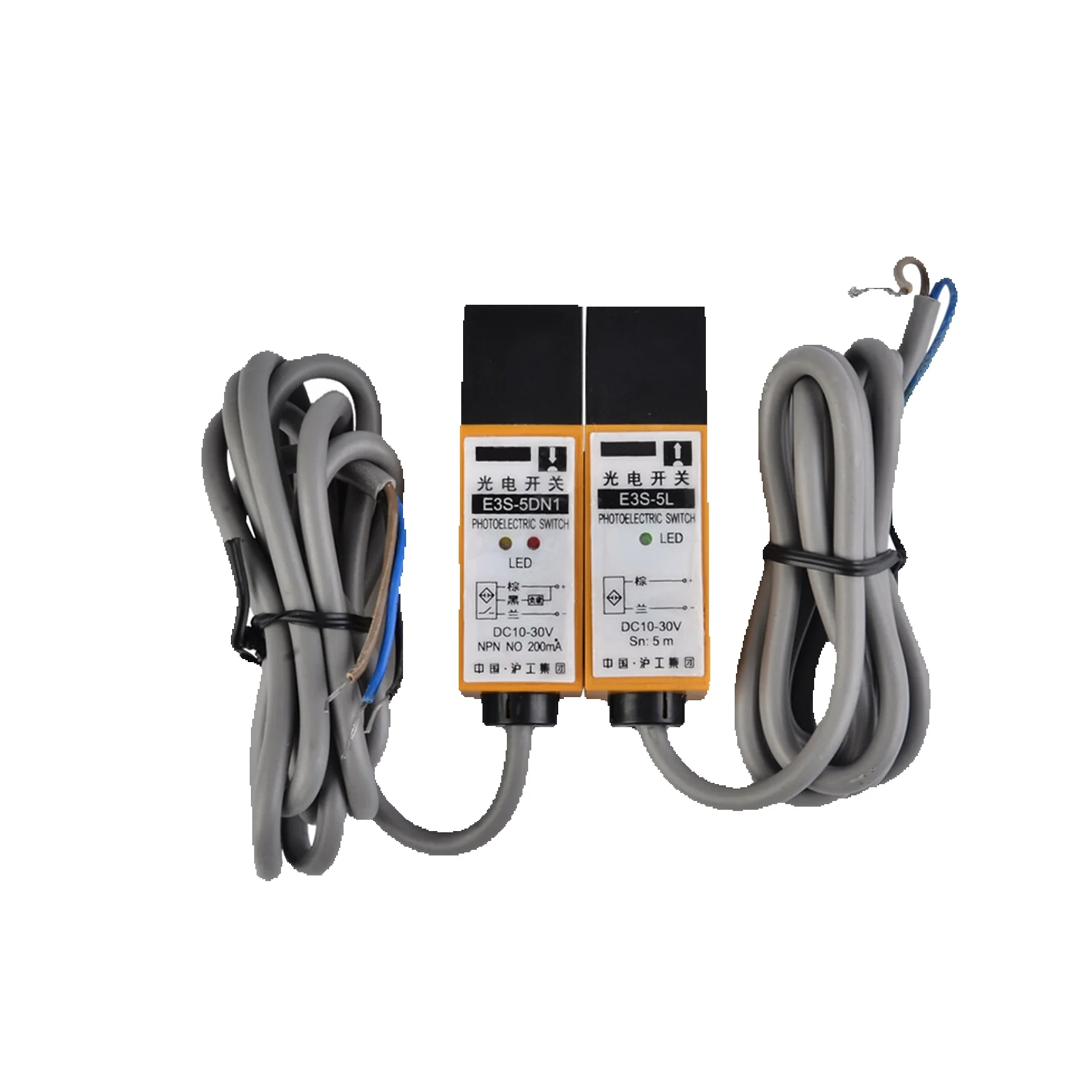 E3S-5DN1-5L npn لا تيار مستمر مفتاح مستشعر كهروضوئي E3S-5DP1-5L PNP NO.