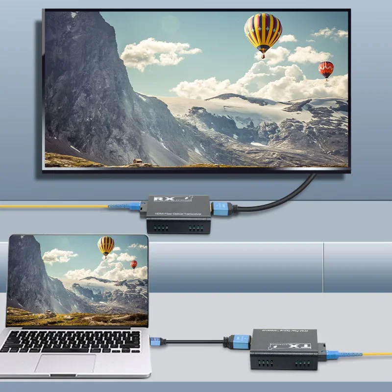 1080P HDMI الألياف موسع على SC كابل الألياف الضوئية 3 كجم HDMI إلى الألياف البصرية موسع جهاز الإرسال والاستقبال محول إرسال الفيديو