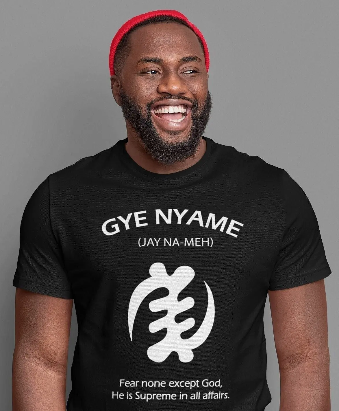 God is Almighty Gye Nyame Adinkra T Shirt Proud Black Culture