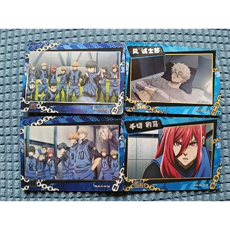 Kayou Blue Lock Serie 1 Awakening Pack 4 Raster Kaart Album Nagi Seishiro Isagi Yoichi Ki Hyoma Anime Kocchien kaart Origineel