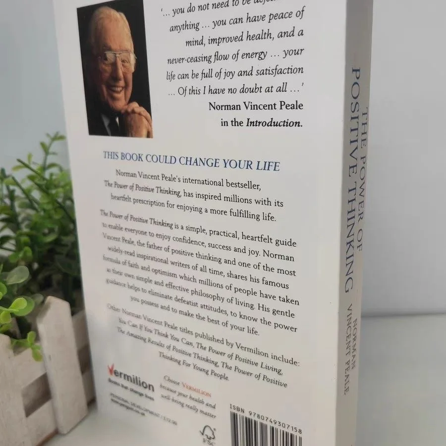 El poder del pensamiento positivo de Victor Vincent Peale, el mejor vendedor, libro en inglés, Paperback