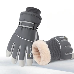 Winter Outdoor Snow Gloves Skating Snowboarding Windproof Warm Ski Gloves Warm Fleece Motorcycle Cycling Glove