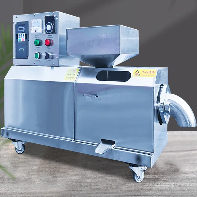 

Коммерческий полностью автоматический интеллектуальный бытовой пресс для масла из нержавеющей стали, электрический, средний, большой, оливковый, 3500 Вт