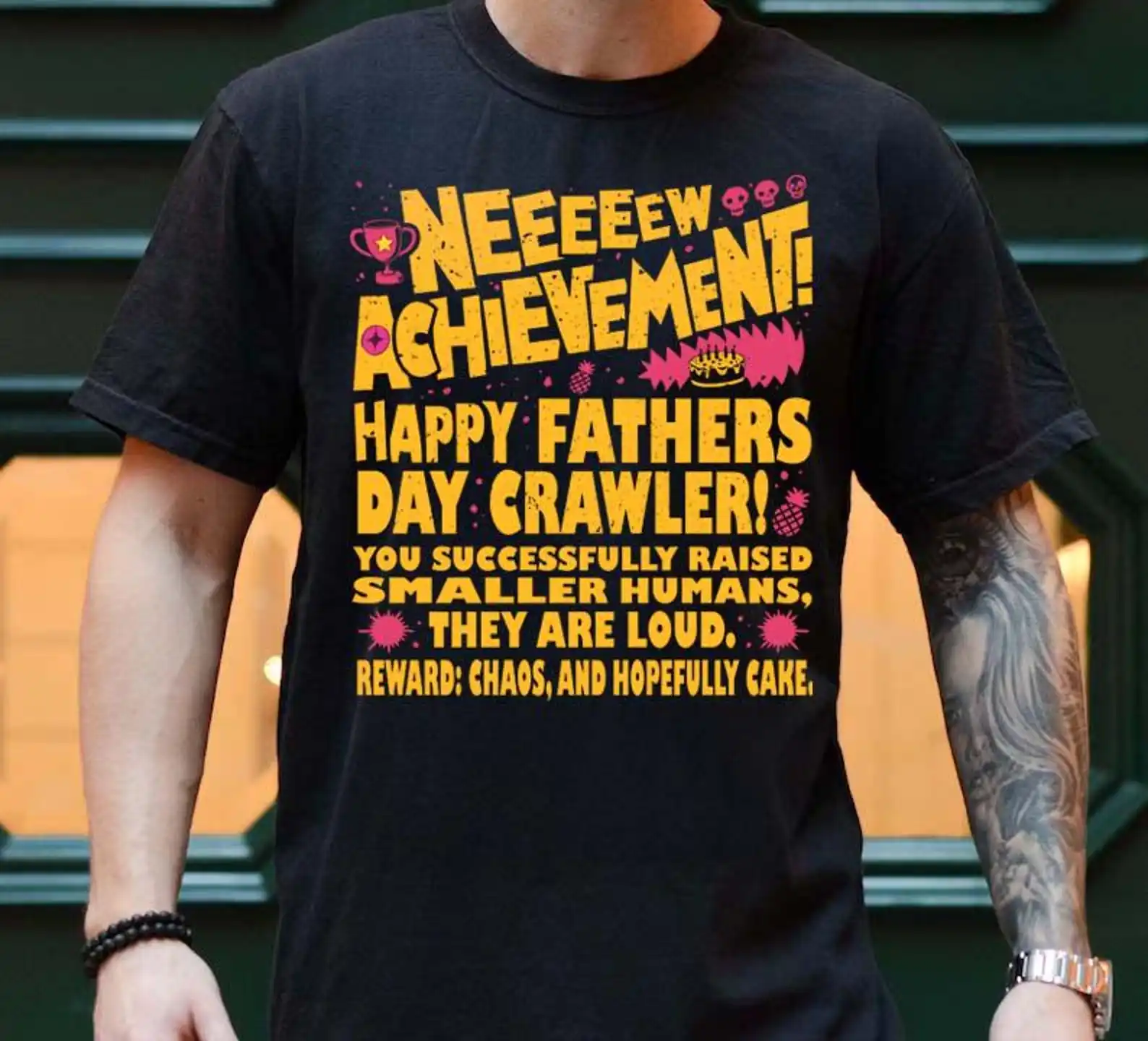 Dungeon Crawler Carl Fathers Day Comfort Shirt, Dad Achievement Tee, Fan Shirts, Funny LitRPG Dad Gift
