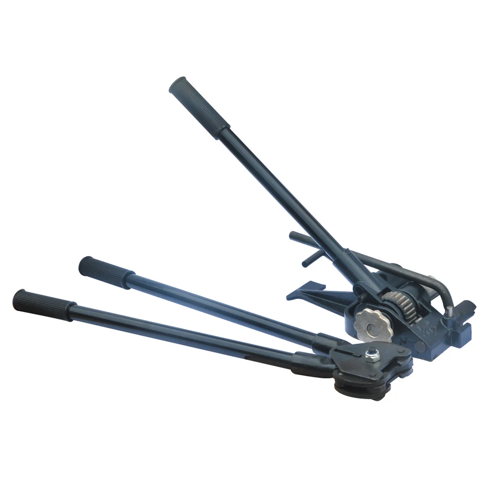 Steel Band Packer Combination Set 32mm Strap Tensioner Sealer Semi-Automatic Pump for Food & Beverage Applications