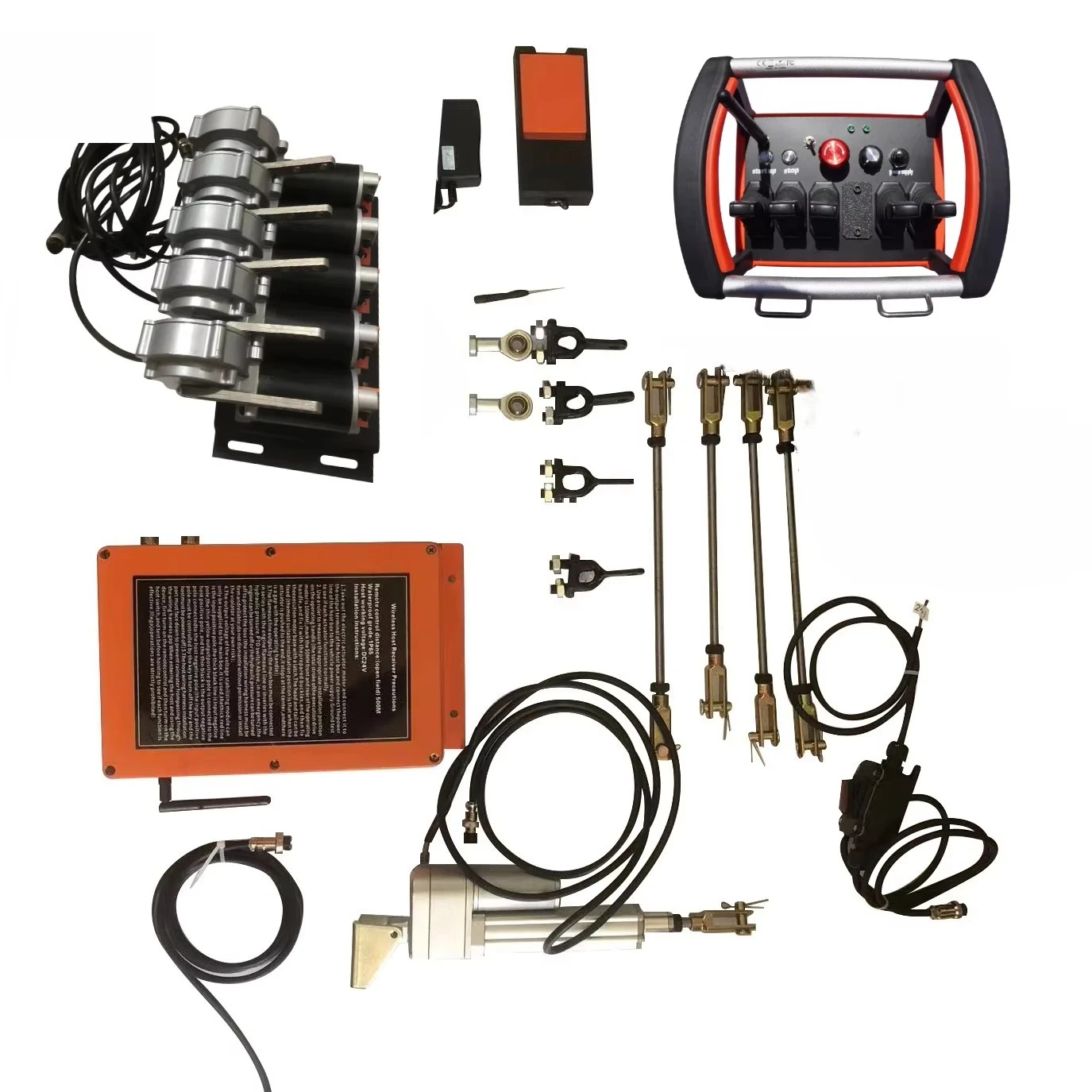 Control Radio Hydraulic Lift Truck Manipulator Excavator Crane Remote Wireless Kit
