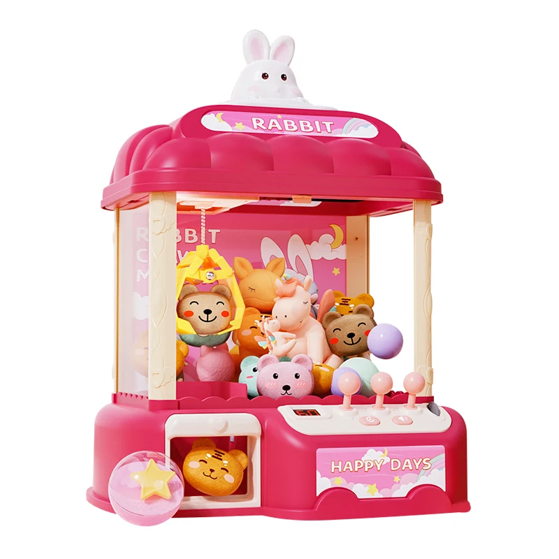 

STLF LEZA BABY Hot Selling Children's Claw Machine Toy Quality Kids Doll Grabber Machine Coin Vending Claw Machine Toy for Kids