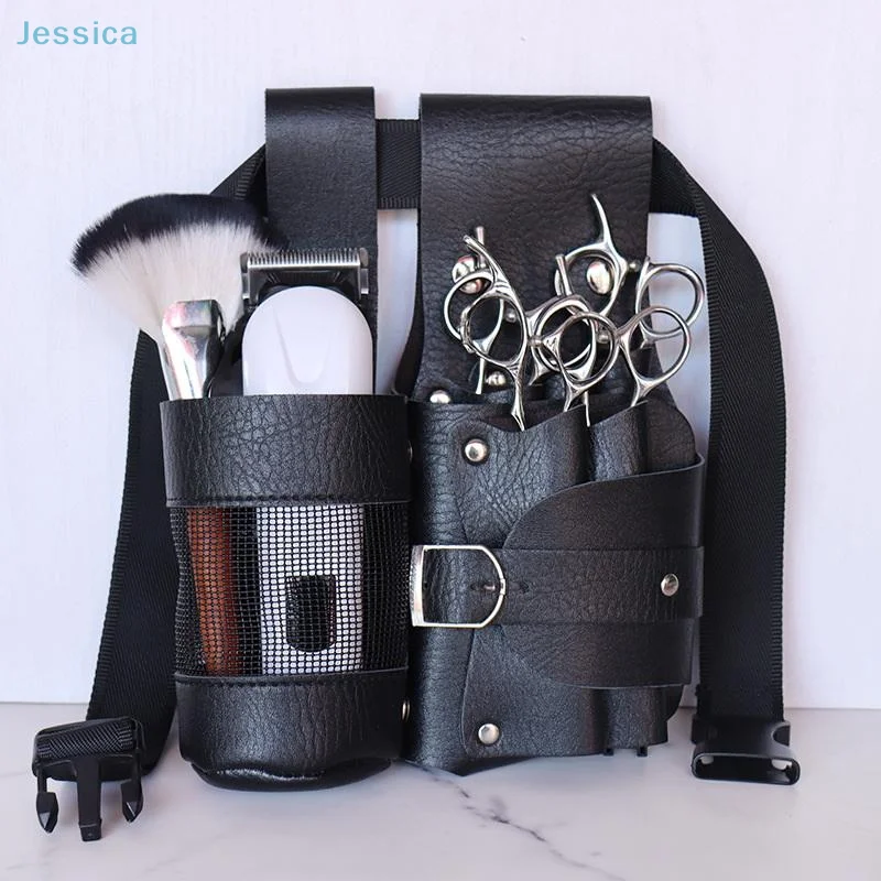 

♥Hairdressing Tool Storage Bag Hair Care Styling Tools Waist Pack With Removable Belt