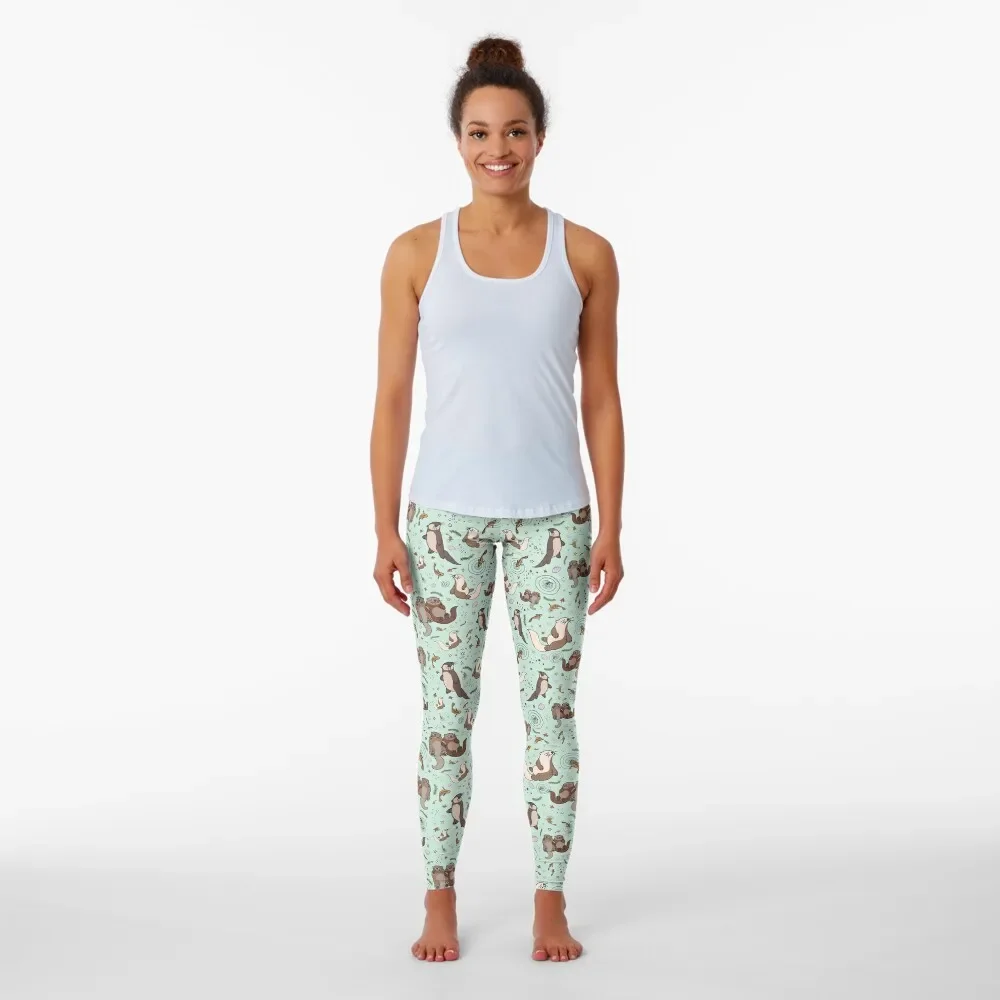 Sea Otters Leggings Women's pants sportswear gym Womens Leggings