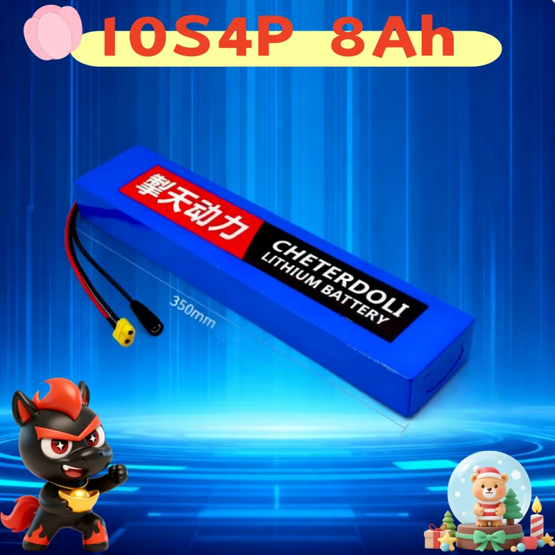 

Upgrade Your M365 Scooter Battery 36V 8000mAh 10S4P Pack Enhanced Performance More Power for City Commuting 42V Full Charge
