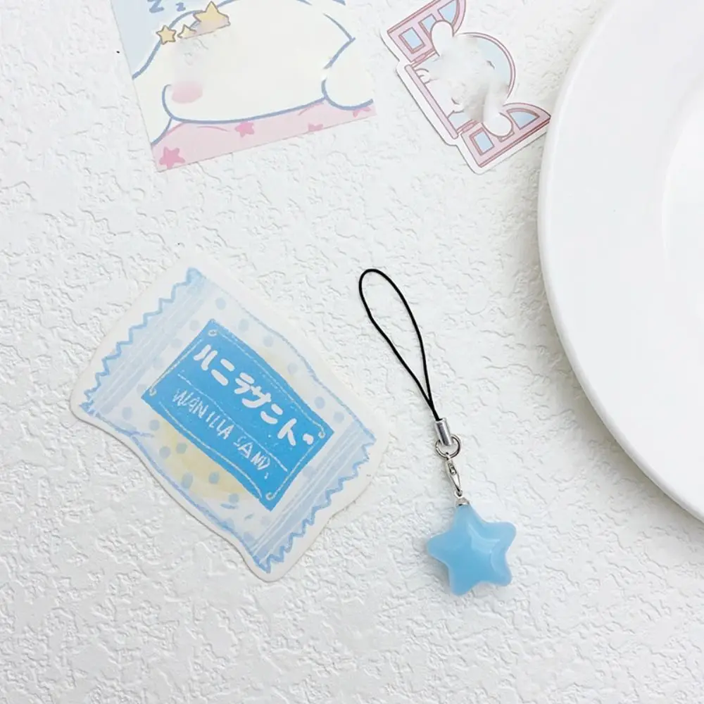

Phone Lanyard Star Star Phone Strap Keychain Universal Phone Hanging Rope Pendant Stylish Mobile Phone Chain Girl Jewelry