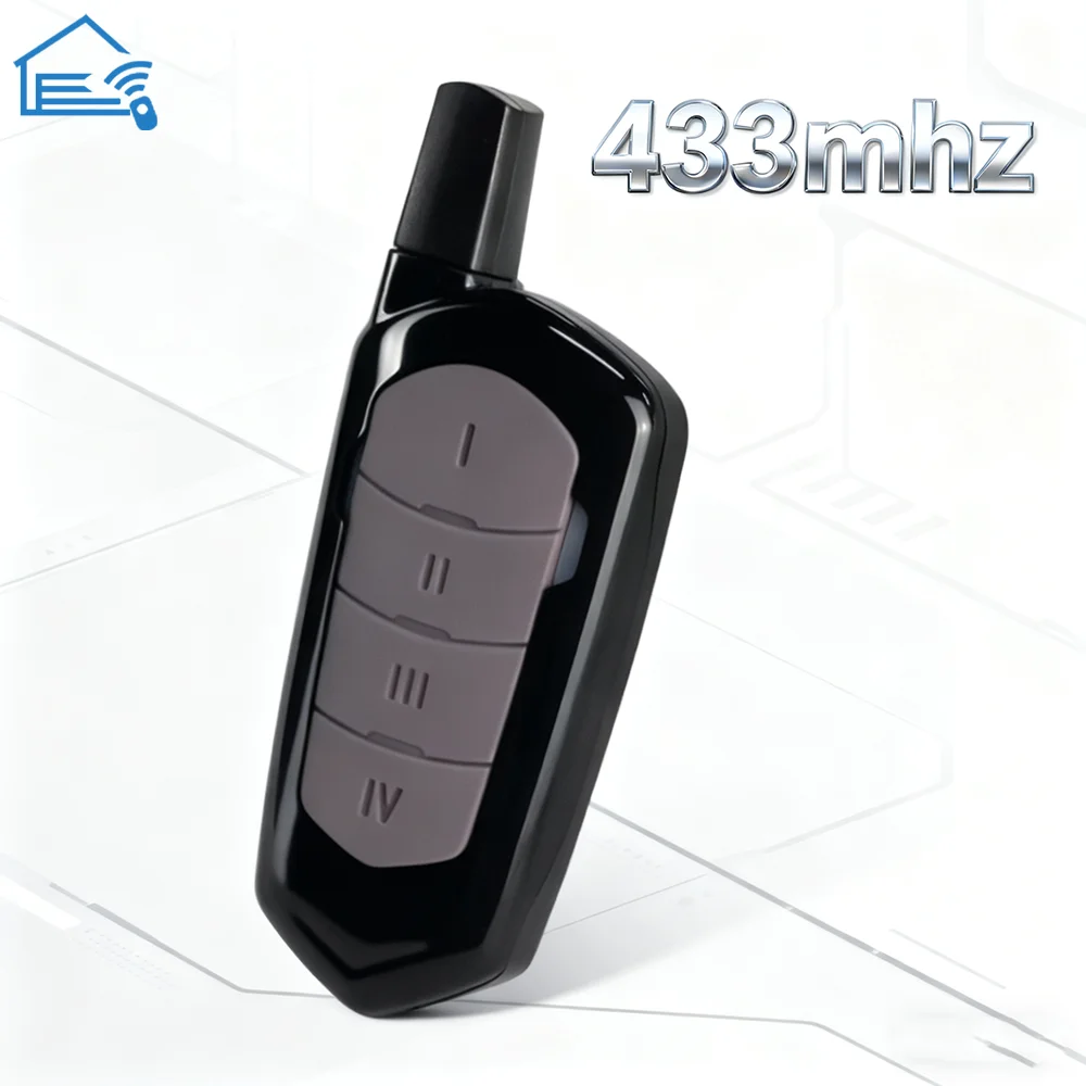 المرآب ناسخ ريموت كنترول 433 ميجا هرتز بوابة أوامر الباب فتاحة 433 92 ميجا هرتز الكهربائية المتداول رمز استنساخ بوابة الوصول سمك القد الثابت #5