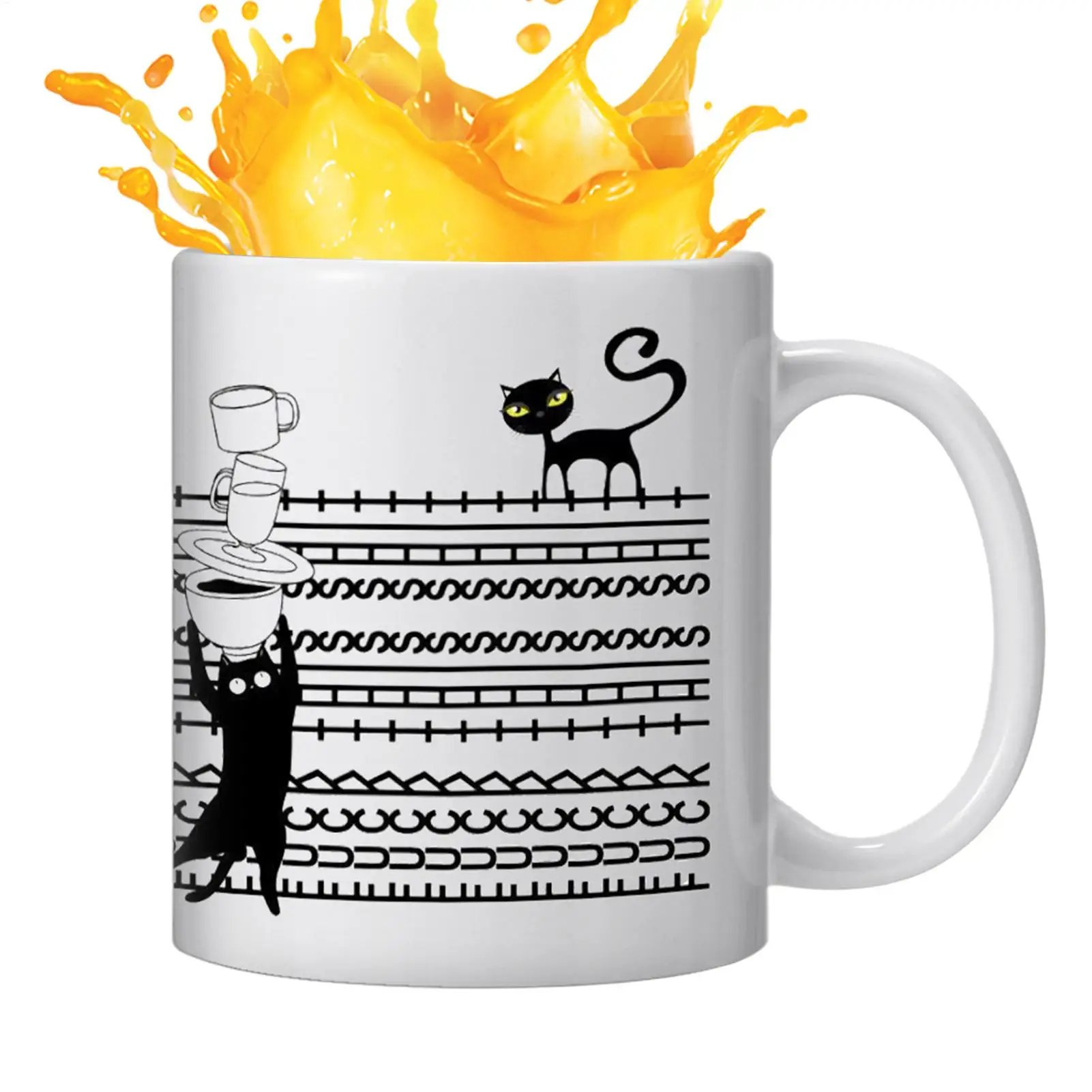 

Secret Message Coffee Mug 350ml Novelty Ceramic Cup Milk Mug For Hot Cold Drinks Home Office Family Gatherings Party Colleagues