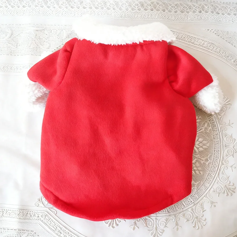 Süße Katzenkleidung für Weihnachten, Cosplay, lustige Haustiere, Kostüm, Weihnachtsmann, verkleiden sich für kleine, mittelgroße Hunde, Katzen, Welpen, Kitty, Sphynx, Mops – Detail 8