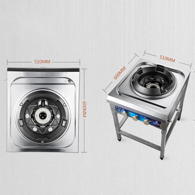 Commercial  Hot Stove Hotel Special Liquefied Gas Stove Single Stove Energy Saving Fierce Stove High Pressure Gas Stove