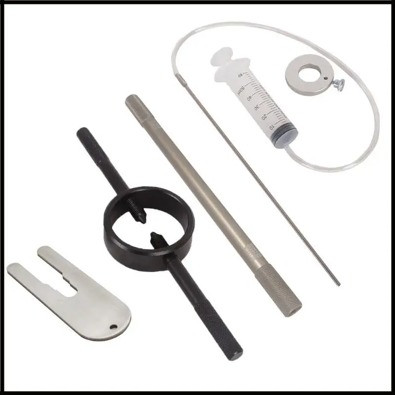 

Essential Comprehensive Adjustable Motorbike Fork Tube Maintenance Oil Level Measurement And Spring Compression Tool Set