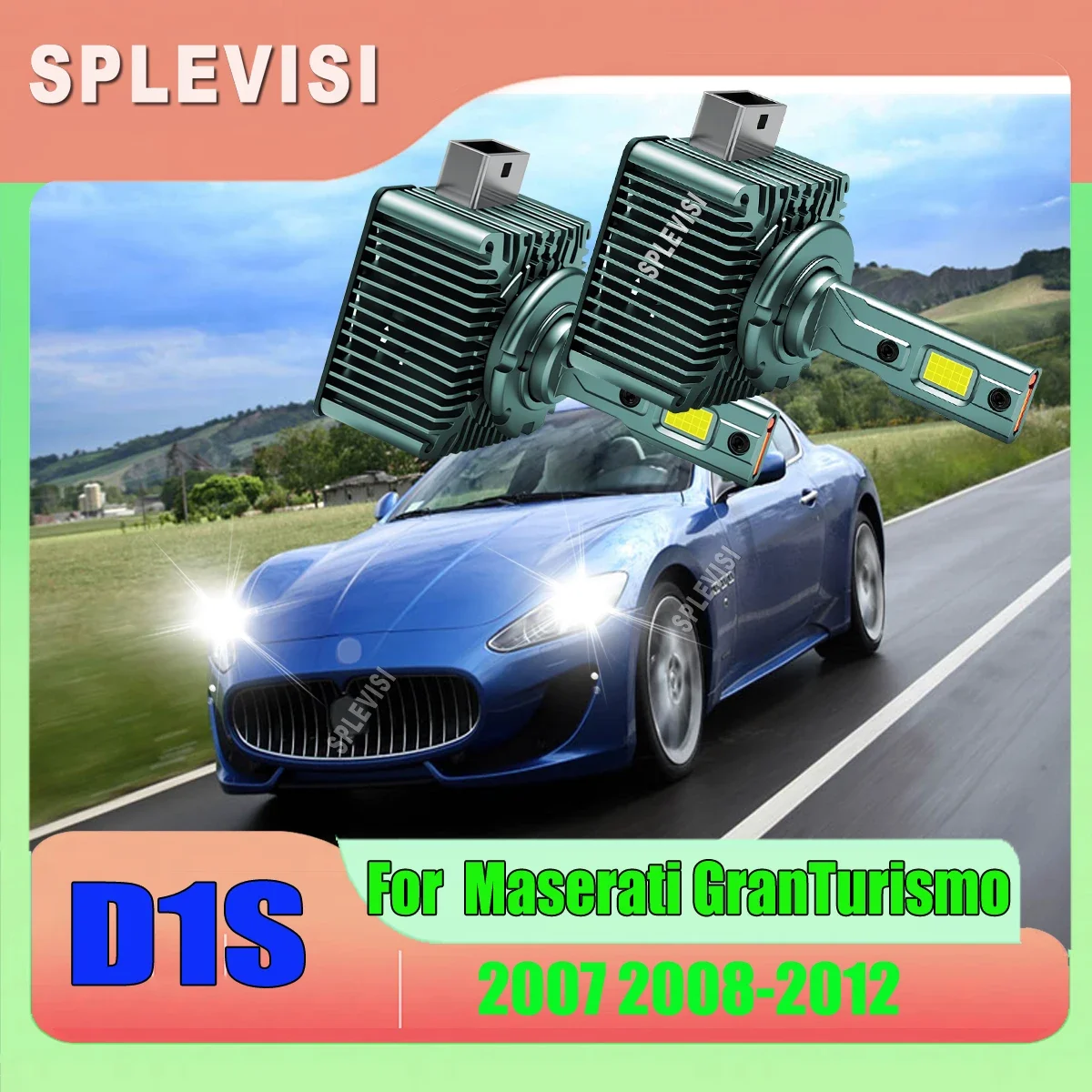 D1S Led Headlight Bulb low-temp resistan lights up instantly in just 0.1s For Maserati GranTurismo 2007 2008 2009 2010 2011 2012