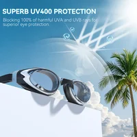 Lunettes de natation professionnelles Anti-buée, étanches, sans fuite, Protection UV 100% pour hommes, femmes et adultes 2
