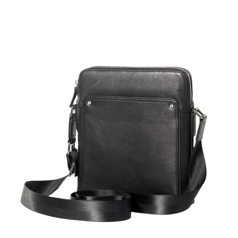 Shoulder Bags for Men Genuine Leather Side Bag Casual Crossbody Bag Cowskin Messenger Bags Sling Bag Men's Small Business Bags