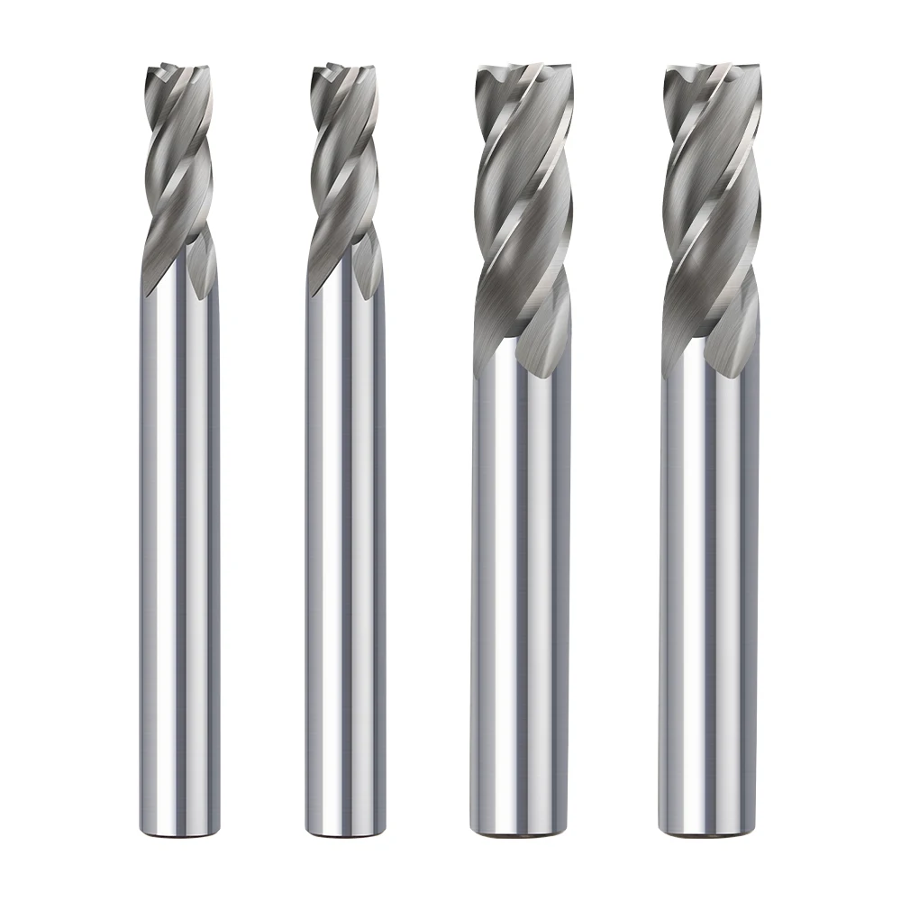 CMCP 1,5-13mm 4-Schneidiger HSS-Schaftfräser mit geradem Schaft, Hartmetall-Fräser für Aluminium, Metall, CNC-Maschinen, Fräswerkzeuge – Detail 7
