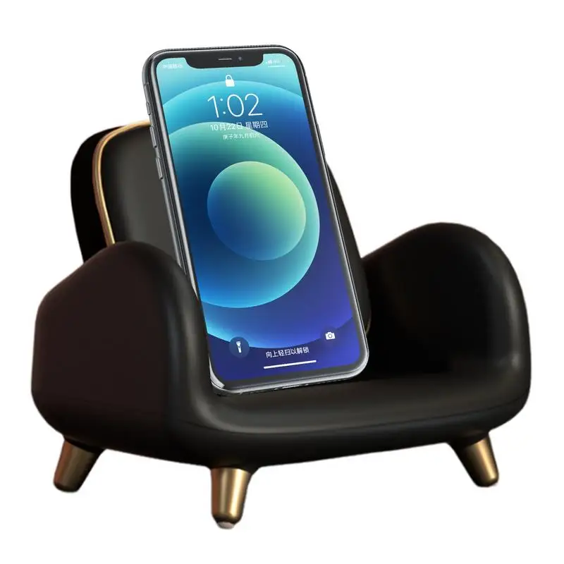 Estación de carga rápida inalámbrica para sofá, soporte de carga inalámbrico, soporte de teléfono multifuncional, 15W