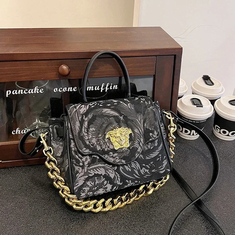 Artisan Couture Maßgeschneiderte Damenhandtasche Luxus Vintage Leder Umhängetasche High End Schultertasche