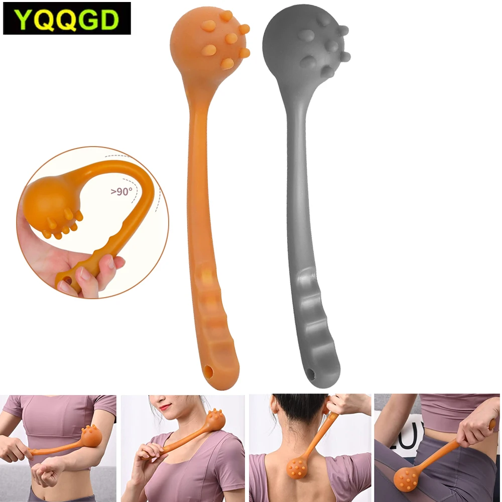 Silicone Manual Multifunctional Massage Hammer Massage Stick Health Percussion Hammer Leisure Fitness For Parents