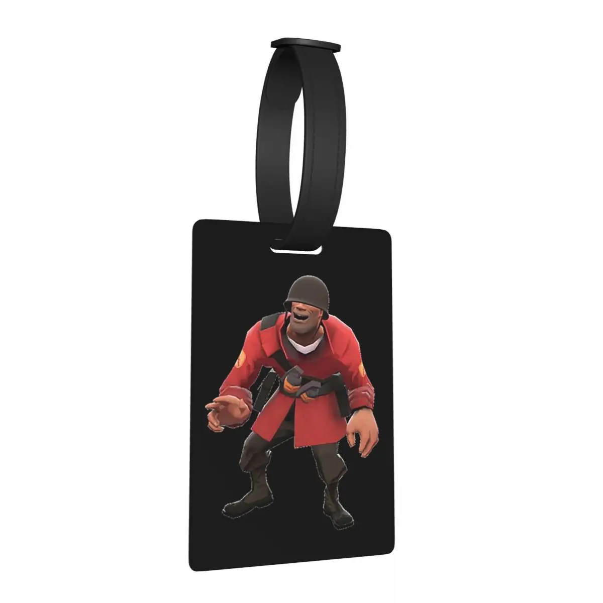 

Багажные бирки Team Fortress, аксессуары для чемодана, дорожная модная бирка для багажа, держатель этикетки, идентификационное имя, адрес