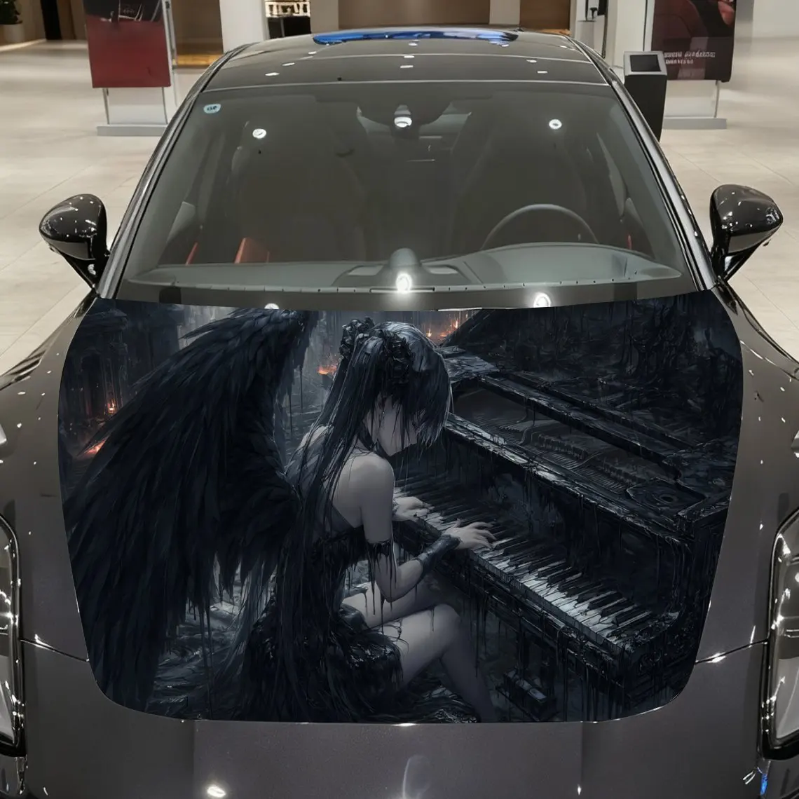 Gothic Black-Feathe…