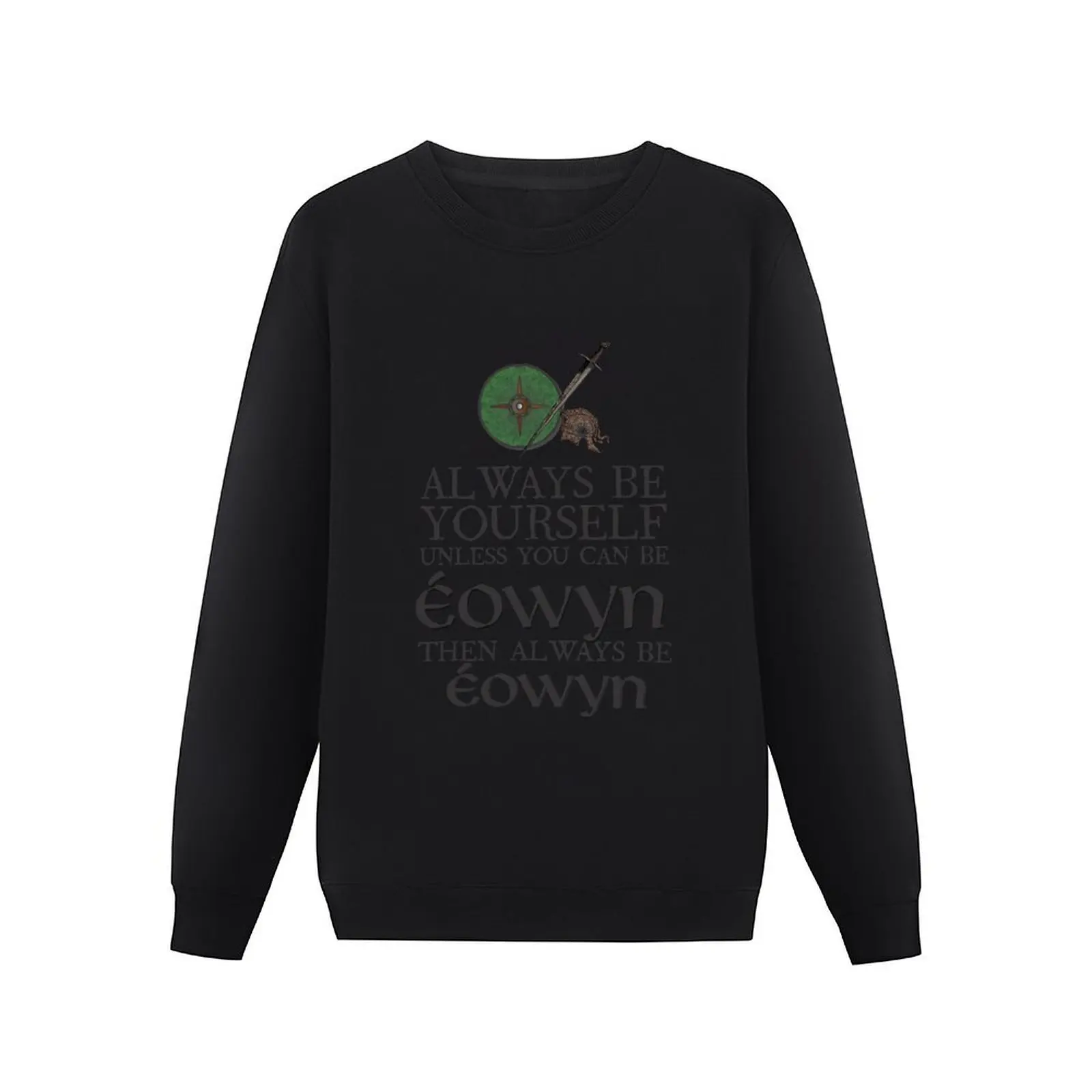 ALWAYS be Eowyn Pullover Hoodie men clothing korean style clothes new in sweatshirts